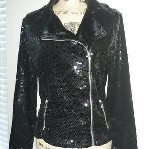 Woman's Black Sequence Jacket